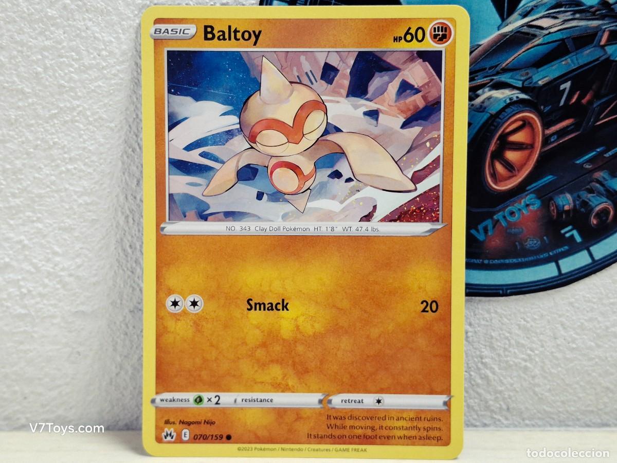 Trading Cards: Carta Baltoy 070 Pokemon Crown Zenith EN