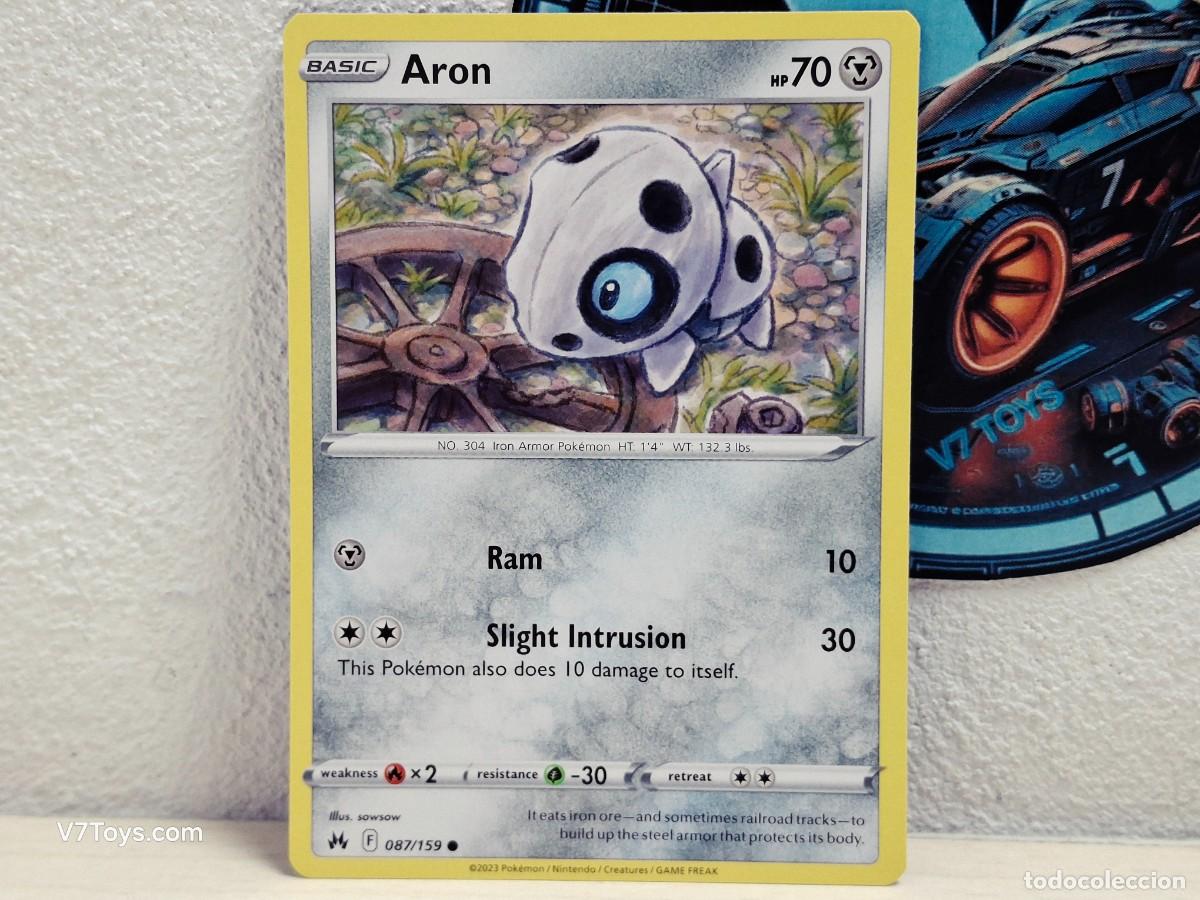 Trading Cards: Carta Aron 087 Pokemon Crown Zenith EN