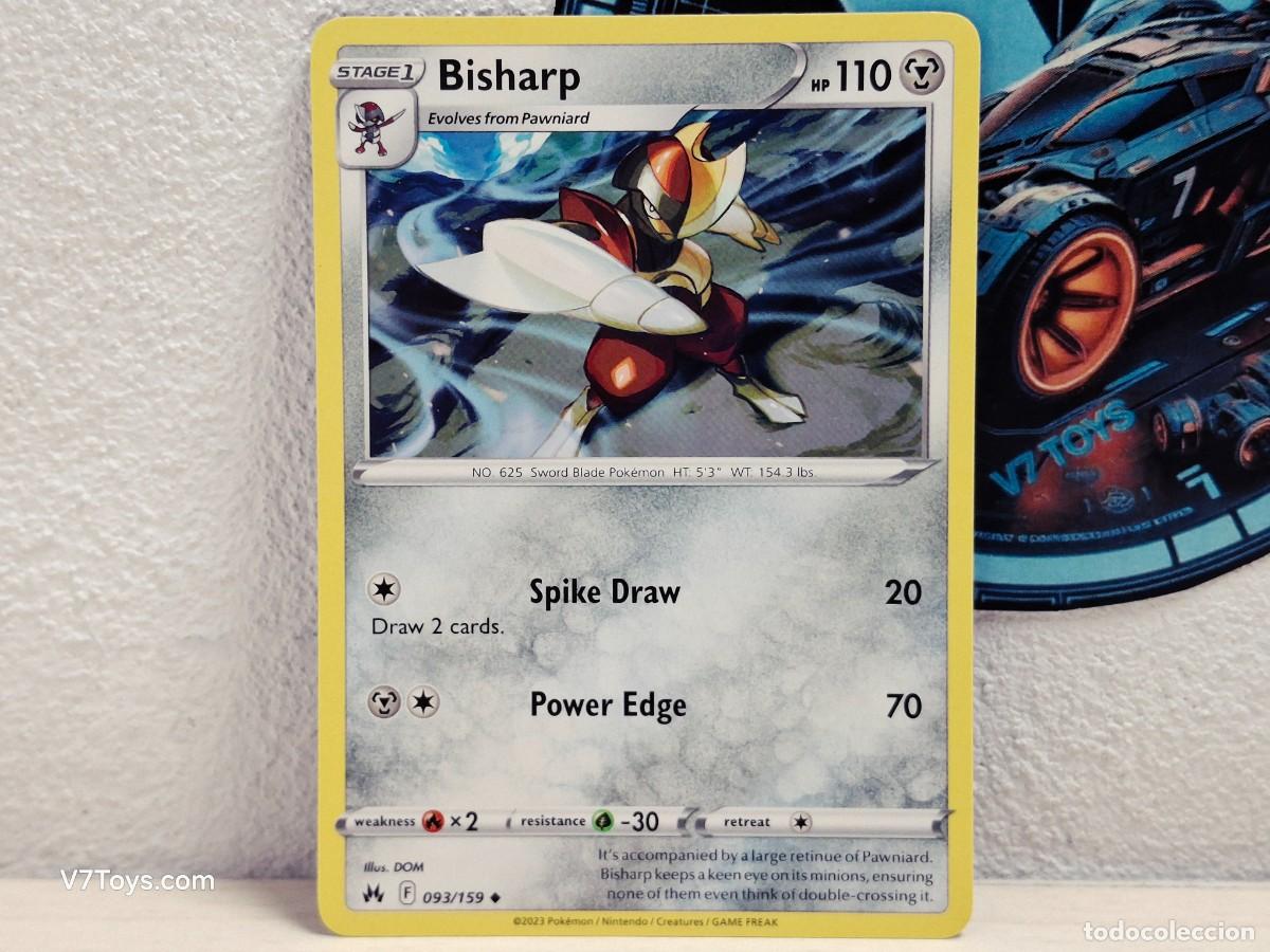 Trading Cards: Carta Bisharp 093 Pokemon Crown Zenith EN