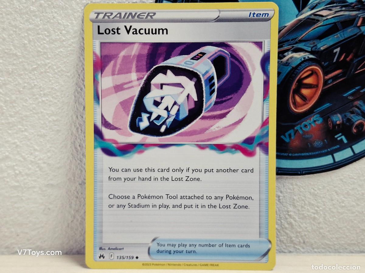 Trading Cards: Carta Lost Vacuum 135 Pokemon Crown Zenith EN