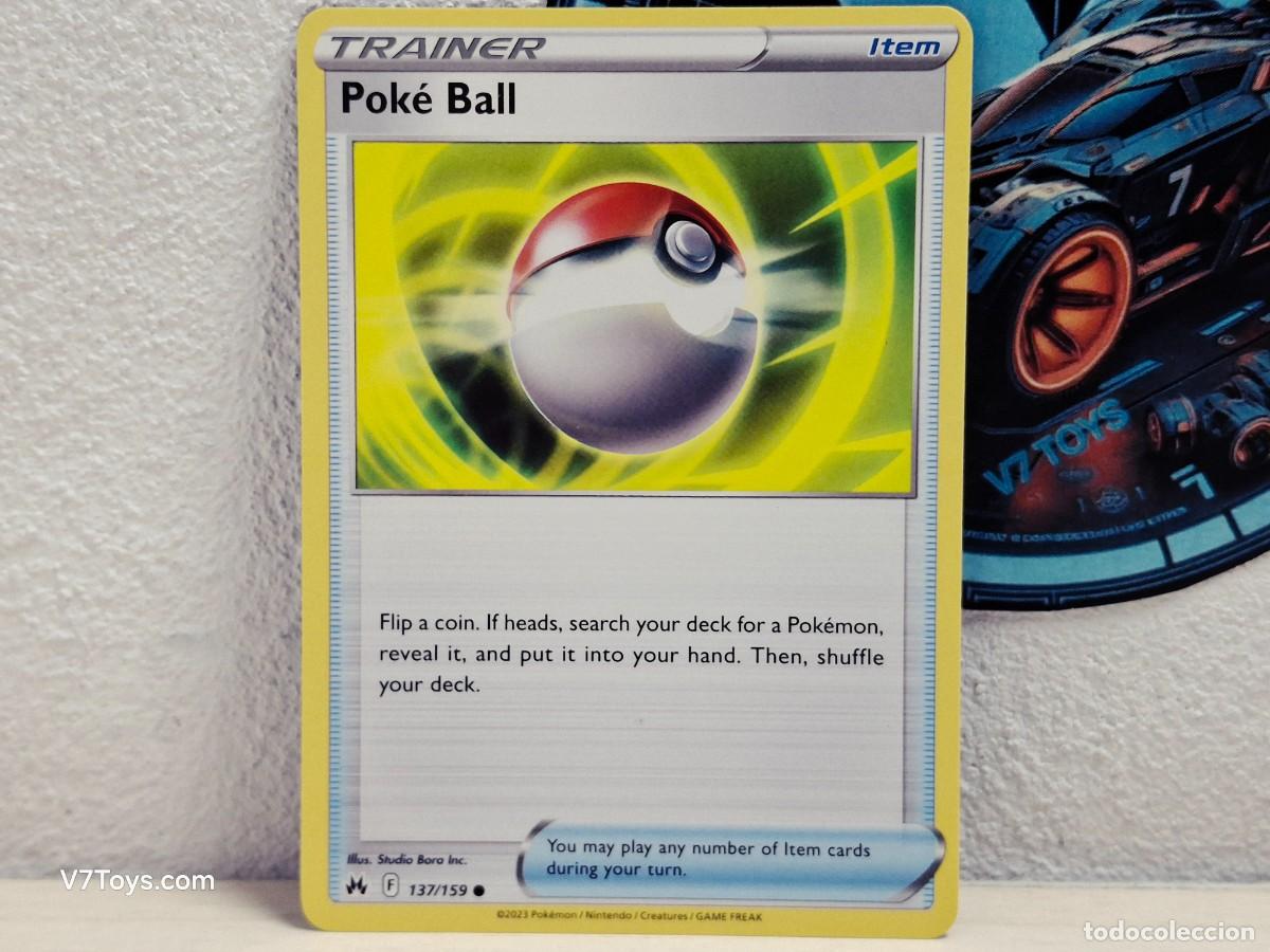 Trading Cards: Carta Pok&eacute; Ball 137 Pokemon Crown Zenith EN