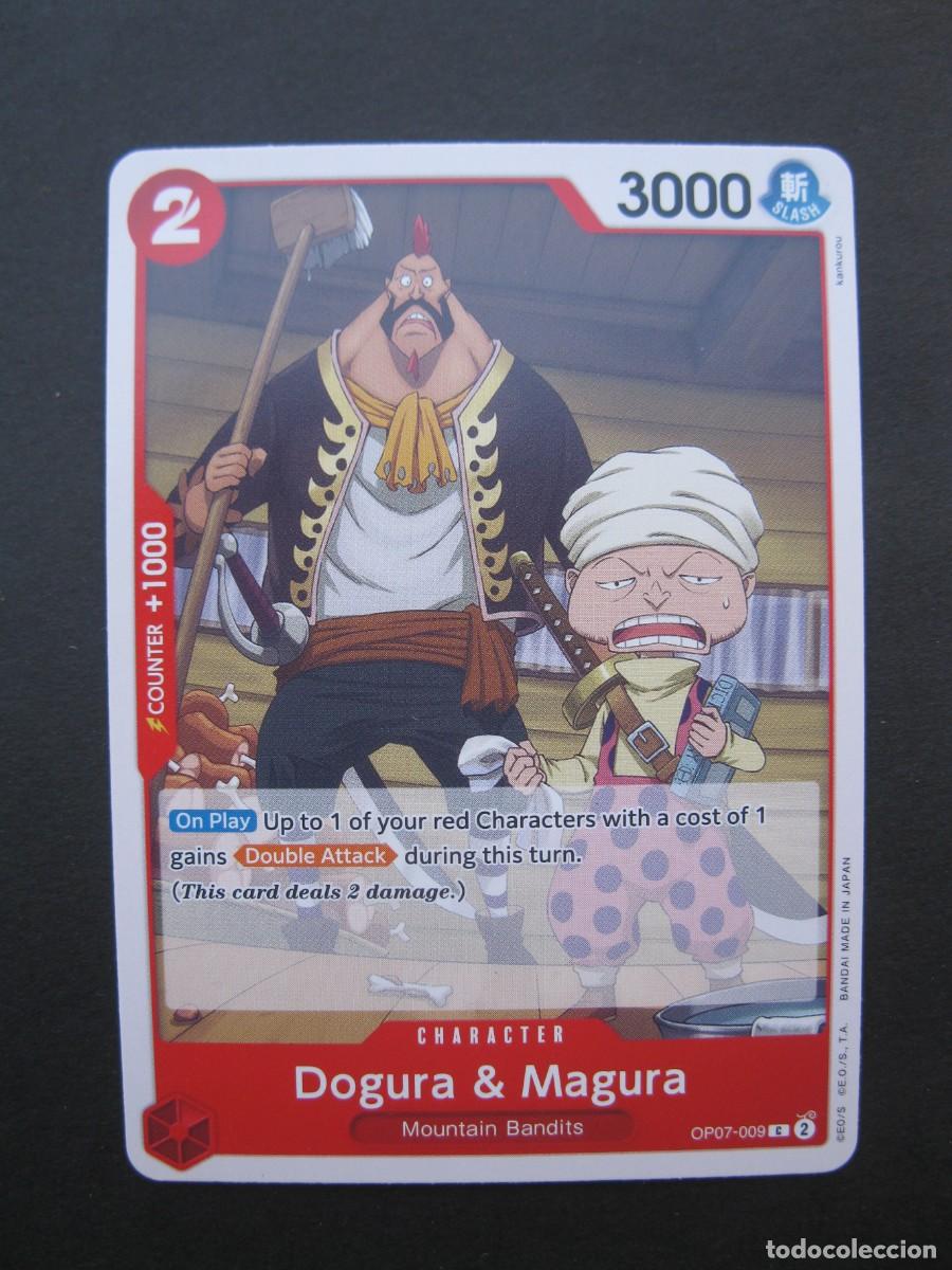 Trading Cards: CARTA - ONE PIECE - TRADING CARD - DOGURA & MAGURA - EN INGL&Eacute;S - BANDAI.