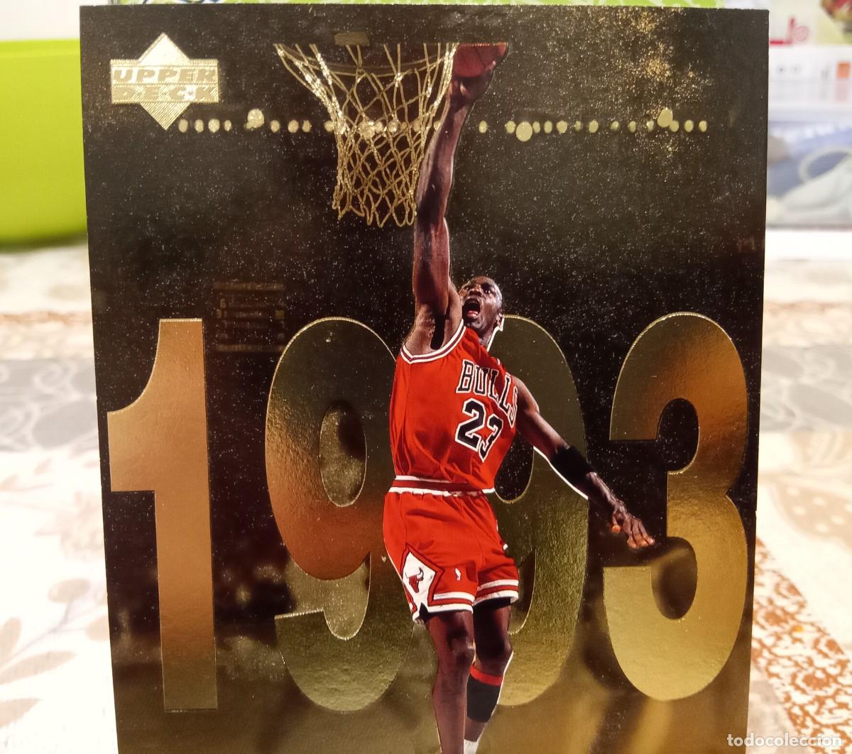 Trading Cards: CROMO TARJETA TRADING CARD JUMBO MICHAEL JORDAN #9 ON TOP AGAIN 1993 UPPER DECK 1998