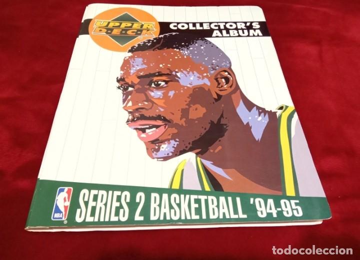 Trading Cards: ALBUM ARCHIVADOR CROMOS TRADING CARDS NBA UPPER DECK SHAWN KEMP S2 94 95 1994 1995 EUROPA VACIO