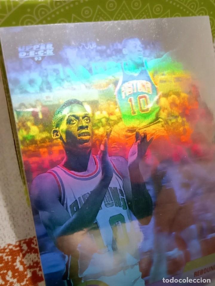 Trading Cards: CROMO TARJETA TRADING CARD NBA UPPER DECK DENNIS RODMAN DETROIT PISTONS EB3 REBOUNDS 1993 ESPA&Ntilde;A