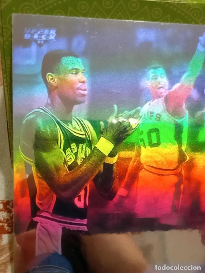 Trading Cards: CROMO TARJETA TRADING CARD NBA UPPER DECK DAVID ROBINSON SPURS BLOCKED SHOTS EB6 1993 ESPA&Ntilde;A