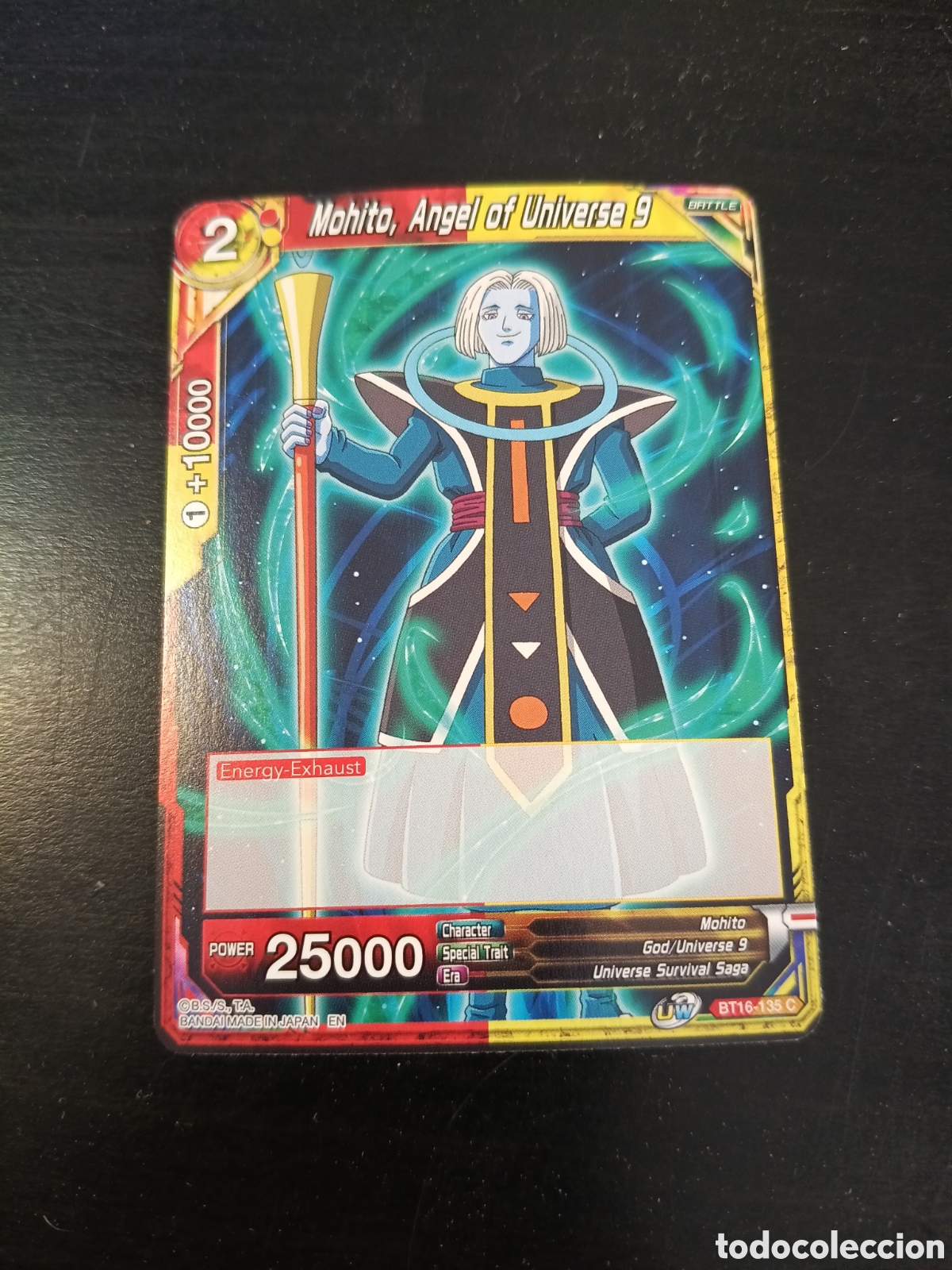 Trading Cards: Carta Dragon Ball Mohito, Angel Of Universe 9 super card game card BT16 - 135