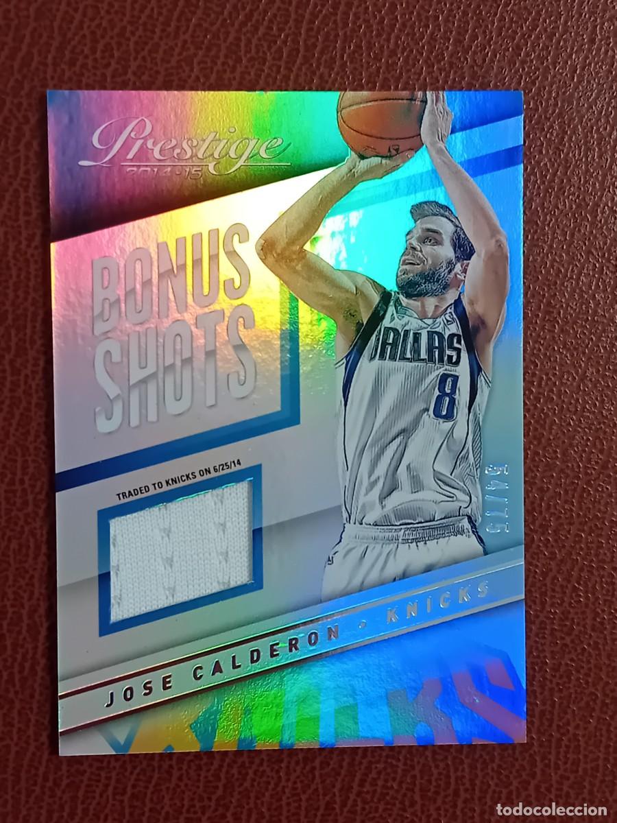 Trading Cards: Memorabilia Card 23 Game Worn Jose Manuel Calder&oacute;n Prestige 2014-2015 numerada a 75