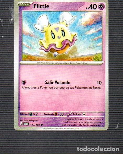 Trading Cards: CROMOS DE POK&Eacute;MON B&Aacute;SICO FLITTLE PV 40- N&ordm;0955 DEL A&Ntilde;O 2023