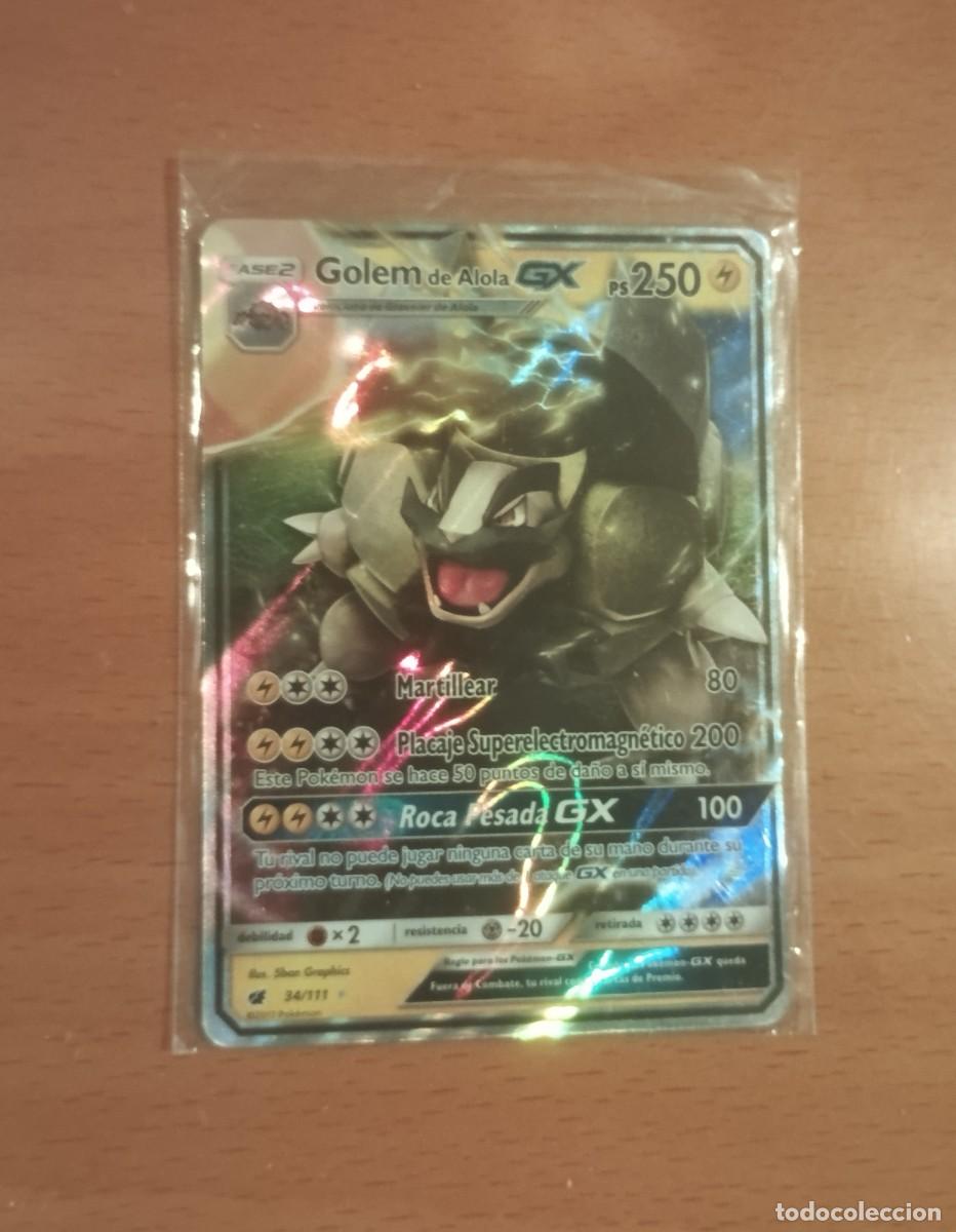 Trading Cards: Carta Pok&eacute;mon Golem Alola EX