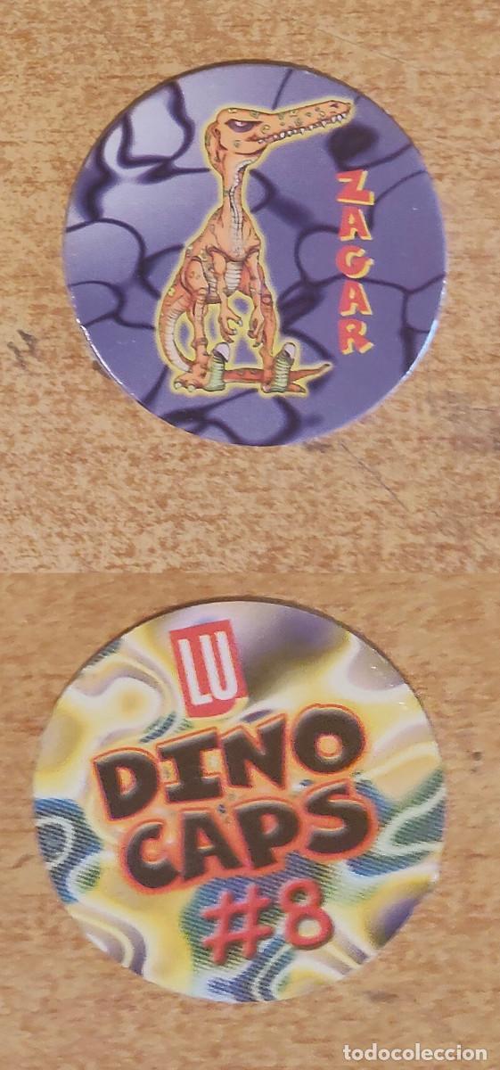 Trading Cards: COLECCI&Oacute;N TAZOS TAZO CAPS NUMERO 8 - DINO CAPS - LU