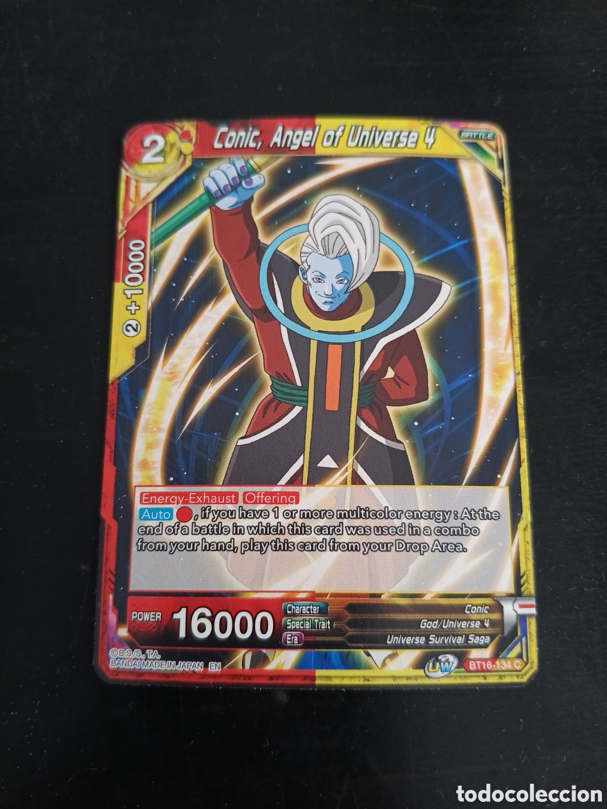 Trading Cards: Carta Dragon Ball, Comic, Angel Of Universe 4, BT16 - 134