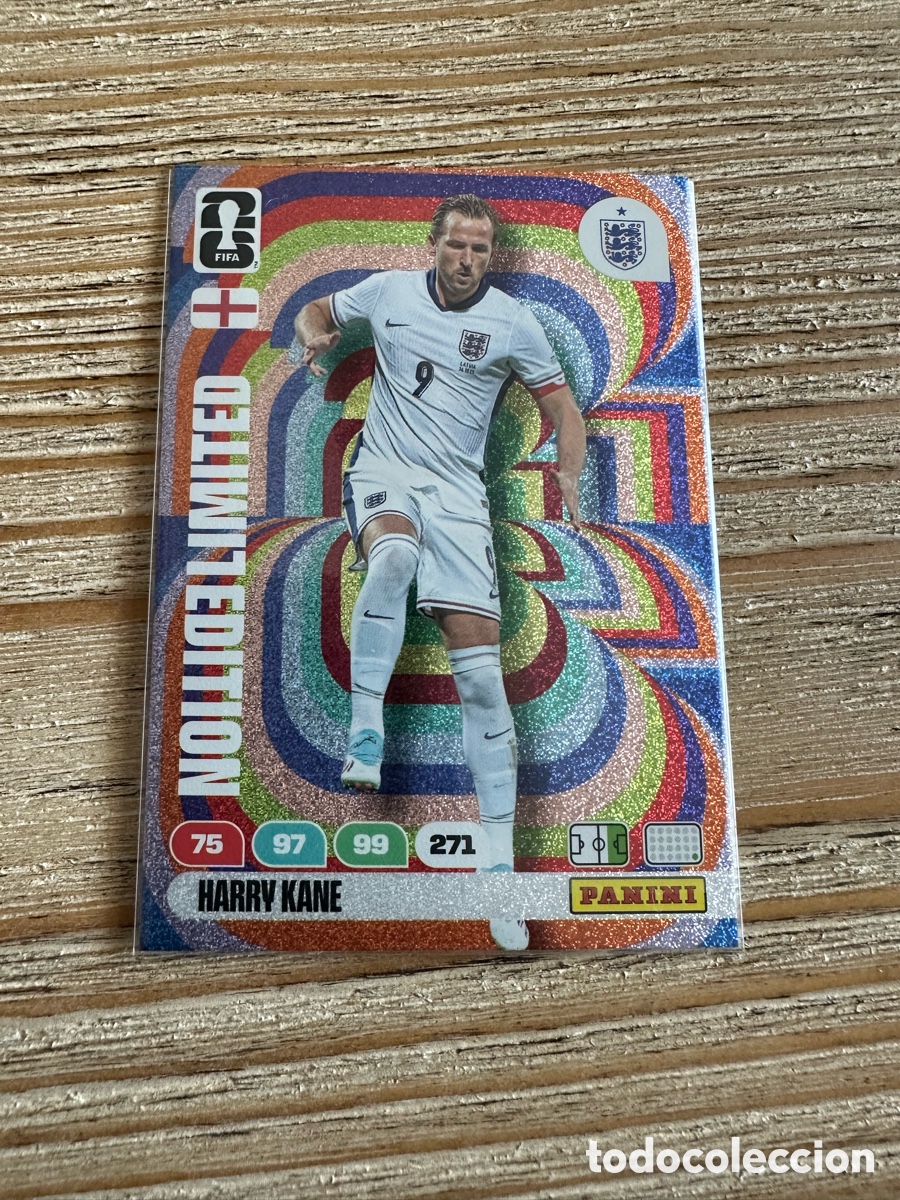 Trading Cards: HARRY KANE INGLATERRA LIMITED EDITION ADRENALYN.XL MUNDIAL 2026 WORLD CUP USA MEX CAN