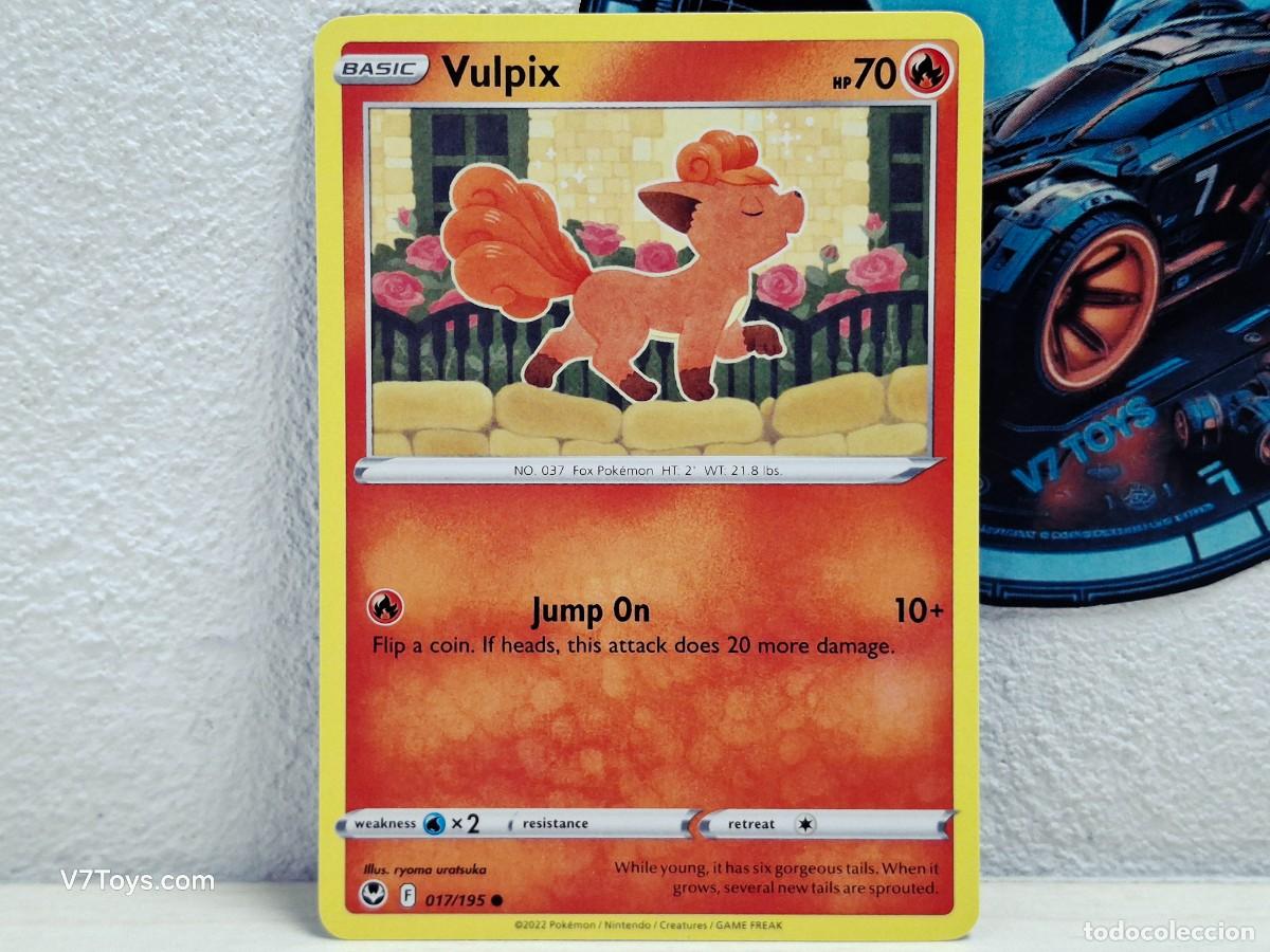 Trading Cards: Carta Vulpix 017 Pokemon Silver Tempest EN
