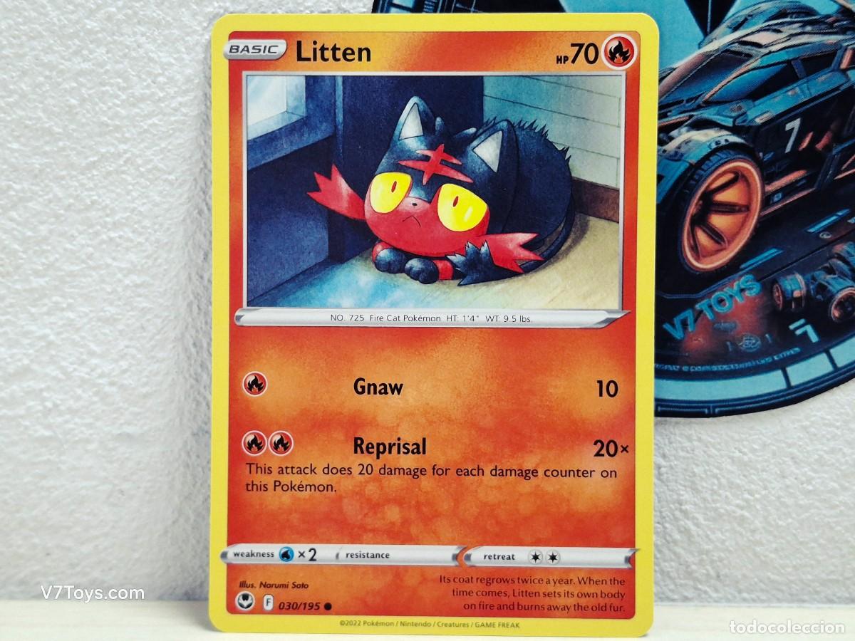 Trading Cards: Carta Litten 030 Pokemon Silver Tempest EN