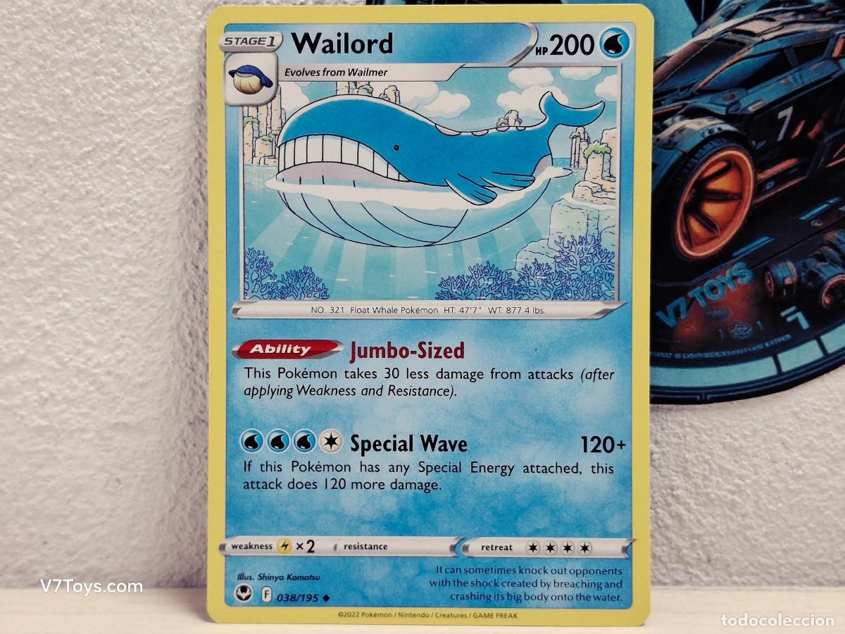 Trading Cards: Carta Wailord 038 Pokemon Silver Tempest EN
