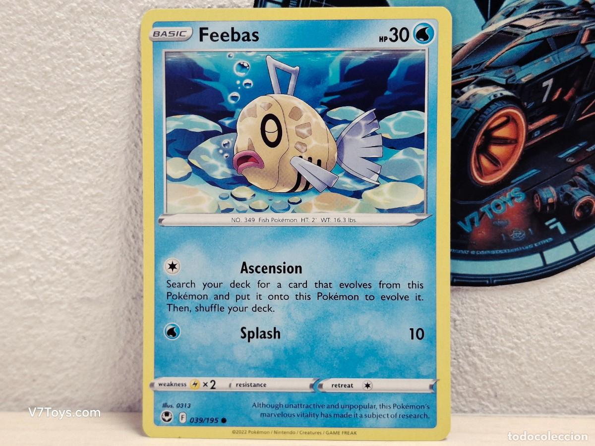 Trading Cards: Carta Feebas 039 Pokemon Silver Tempest EN