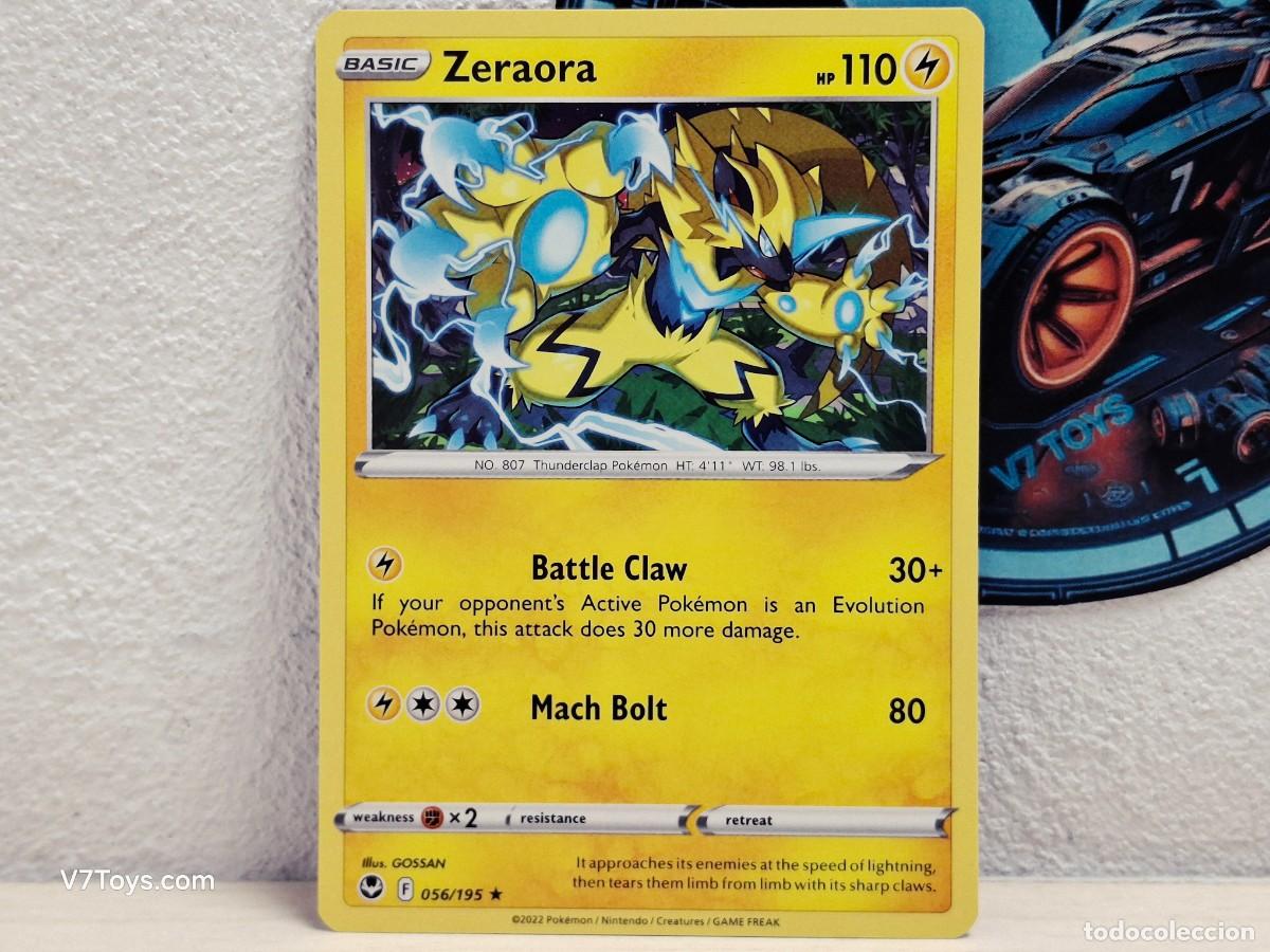 Trading Cards: Carta Zeraora 056 Pokemon Silver Tempest EN