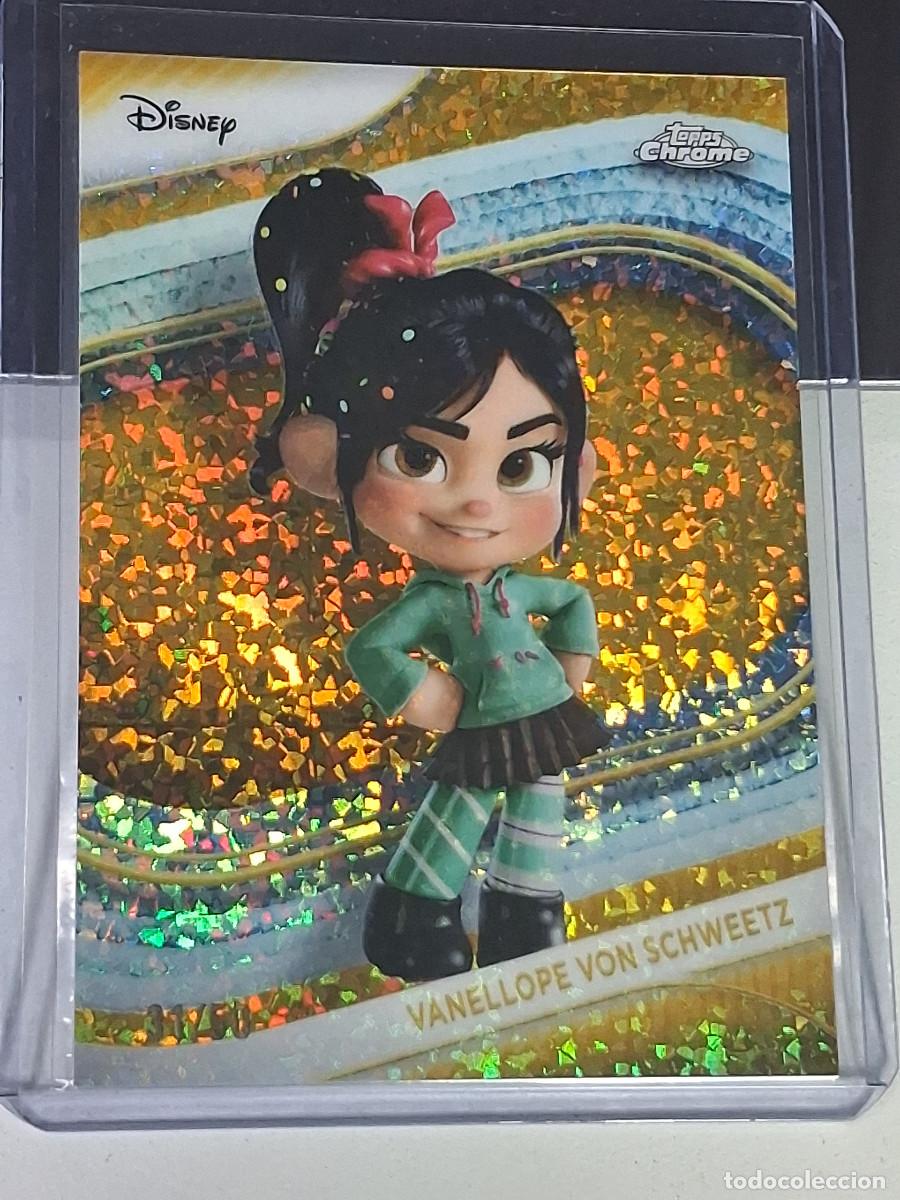 Trading Cards: 67 VANELLOPE VON SCHWEETZ NUMERADA 31/50 2025 TOPPS CHROME DISNEY SAPPHIRE GOLD REFRACTOR