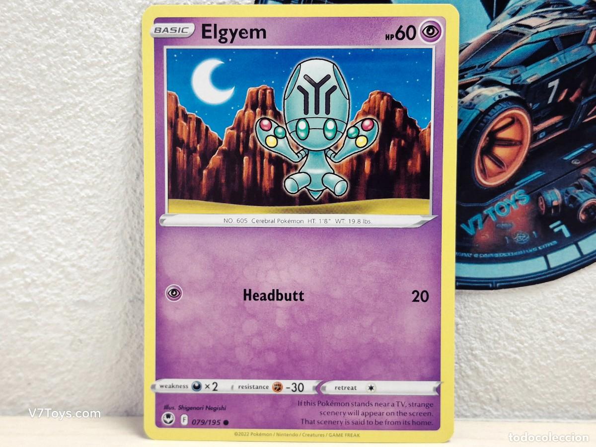 Trading Cards: Carta Elgyem 079 Pokemon Silver Tempest EN