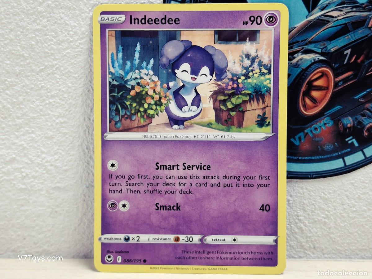Trading Cards: Carta Indeedee 086 Pokemon Silver Tempest EN