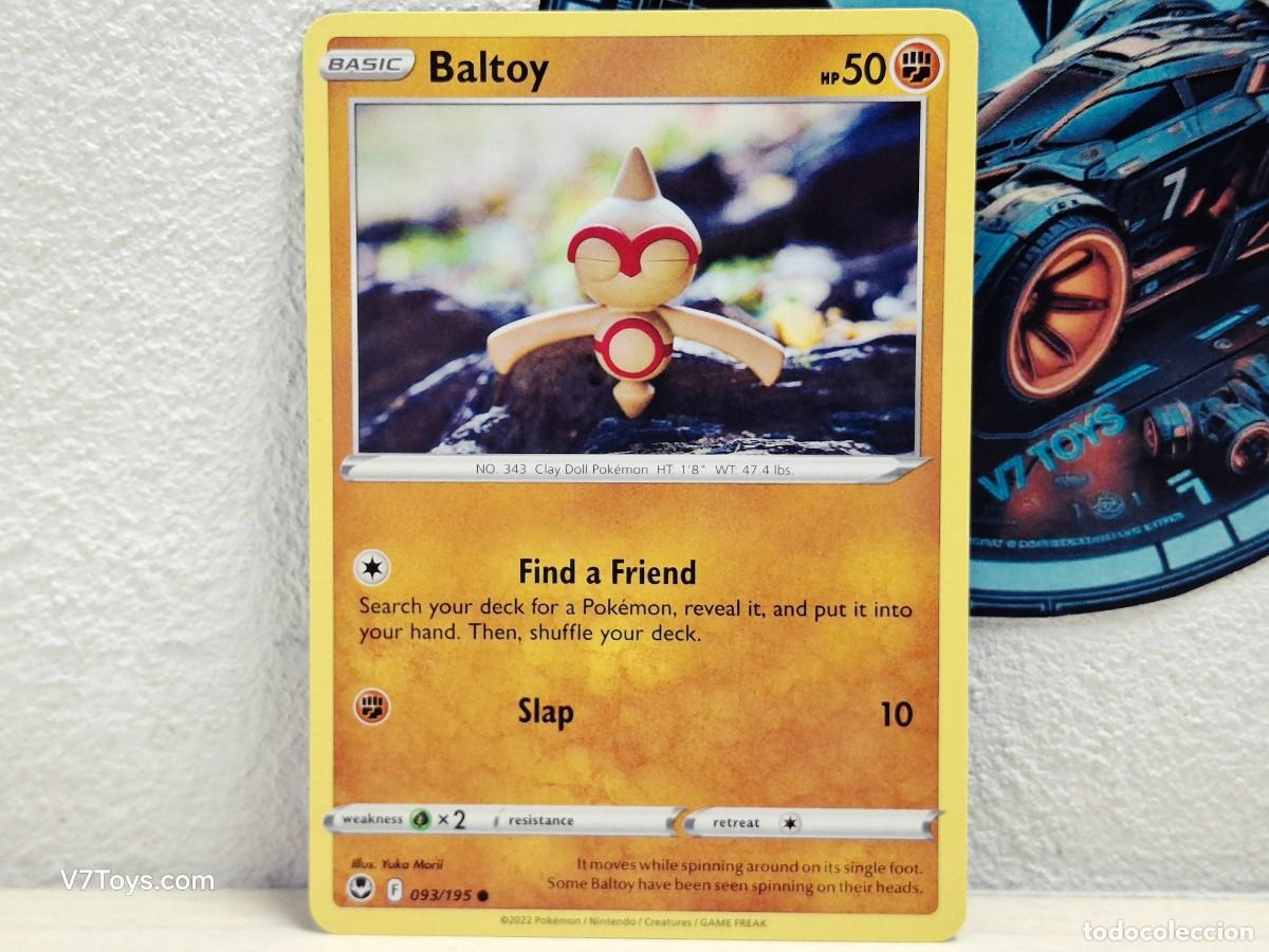 Trading Cards: Carta Baltoy 093 Pokemon Silver Tempest EN