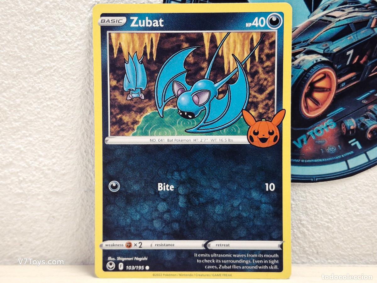 Trading Cards: Carta Zubat 103 Pokemon Silver Tempest EN Trick Or Trade