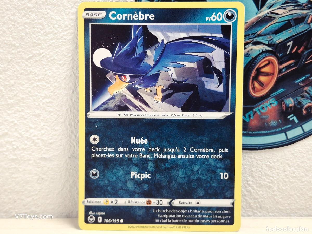 Trading Cards: Carta Murkrow / Corn&egrave;bre 106 Pokemon Tempete Argent&eacute;e / Silver Tempest FR