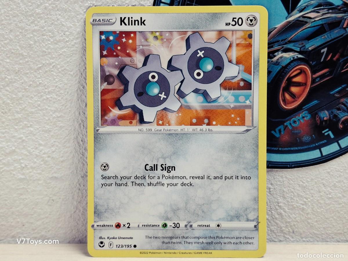 Trading Cards: Carta Klink 123 Pokemon Silver Tempest EN