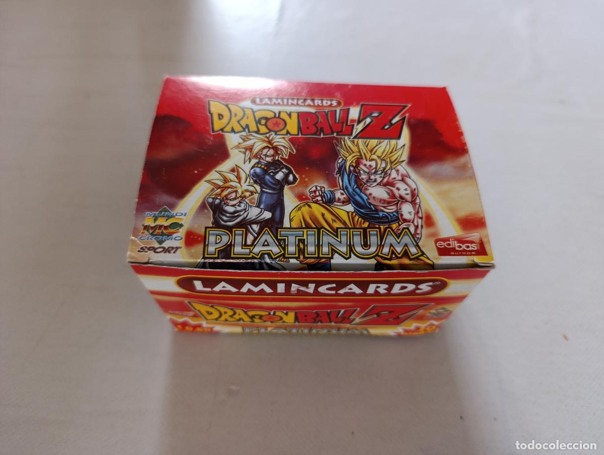 Trading Cards: CAJA DE SOBRES VACIA DRAGON BALL Z LAMINCARDS PLATINUM - EDIBAS - EN ESPA&Ntilde;OL - ESTA VACIA (8R)
