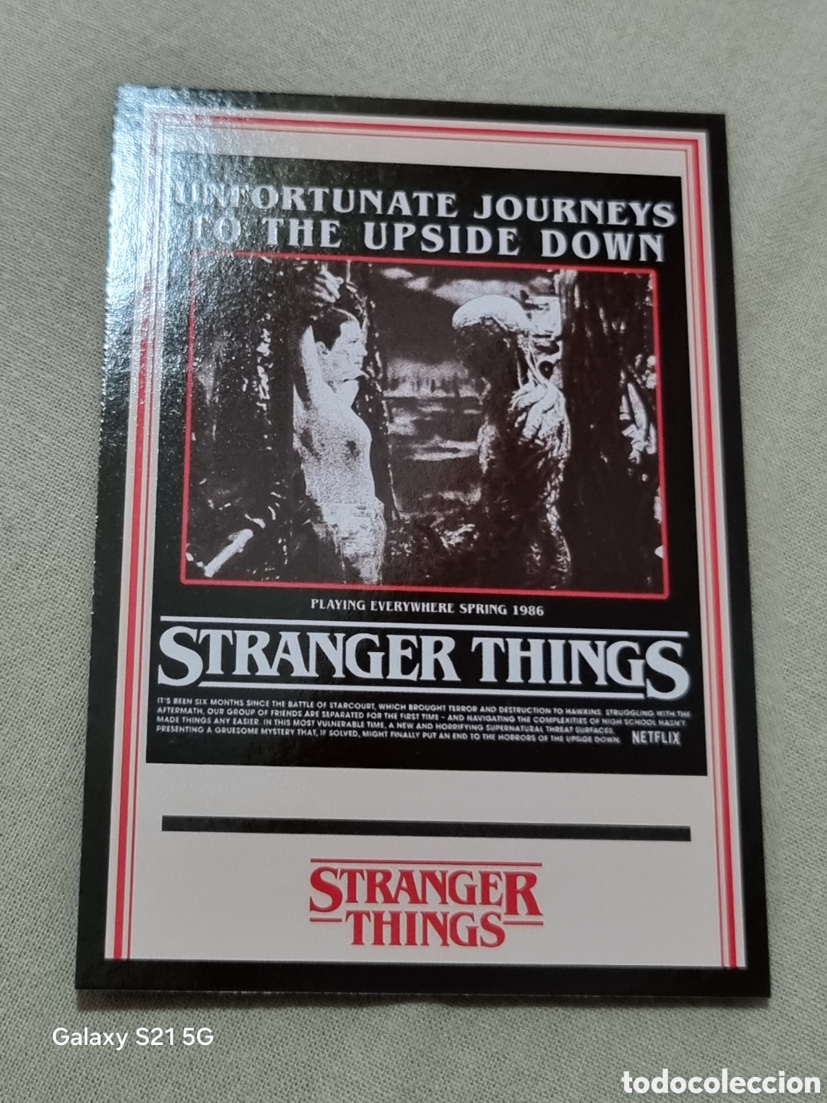 Trading Cards: 184 - STRANGER THINGS ESTA ES NUESTRA HISTORIA