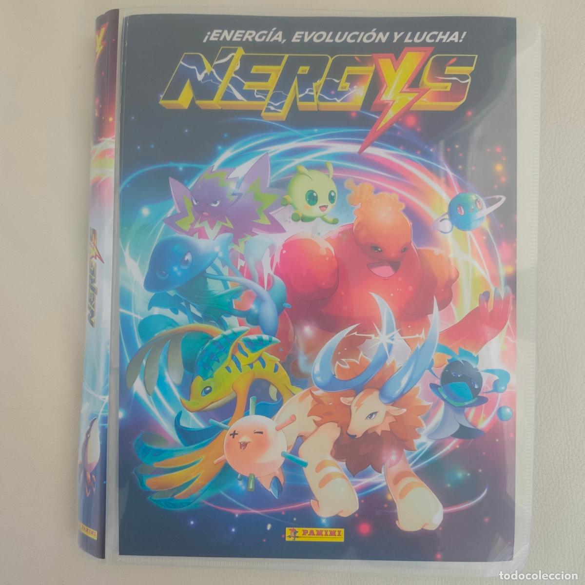 Trading Cards: &Aacute;lbum archivador NERGYS CON 286 de 360 cards + GUIA