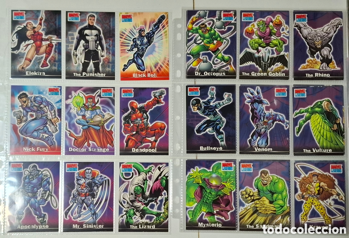 Trading cards: Marvel Legends trading card set completo - Foto 4