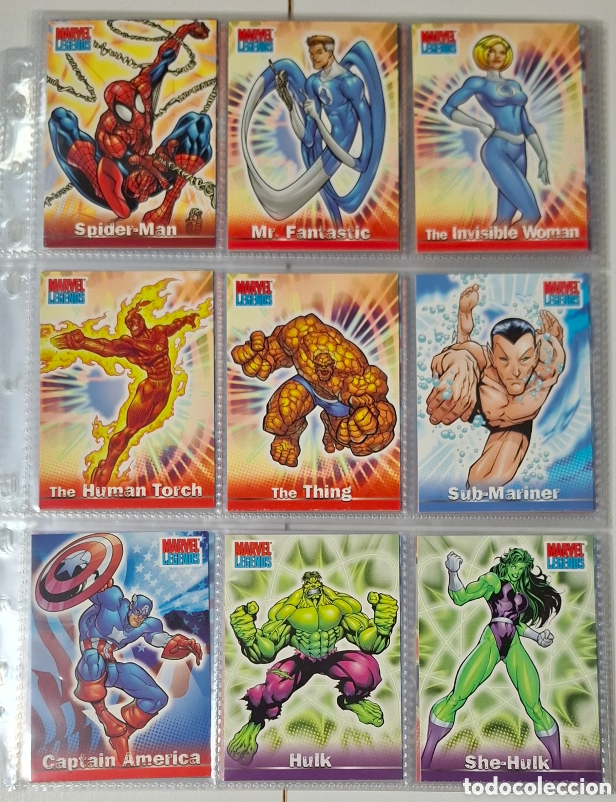 Trading Cards: Marvel Legends trading card set completo
