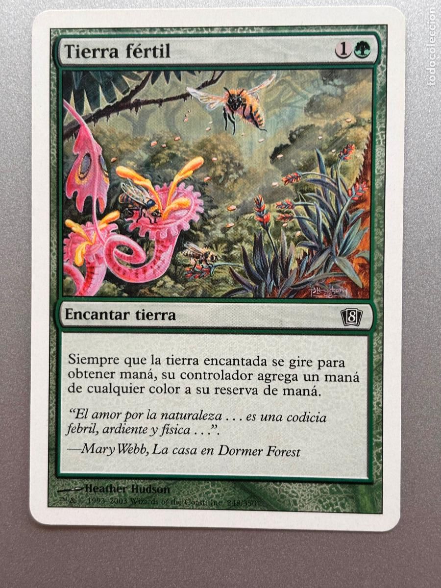 Trading Cards: MAGIC THE GATHERING - TIERRA F&Eacute;RTIL ( OCTAVA EDICI&Oacute;N )