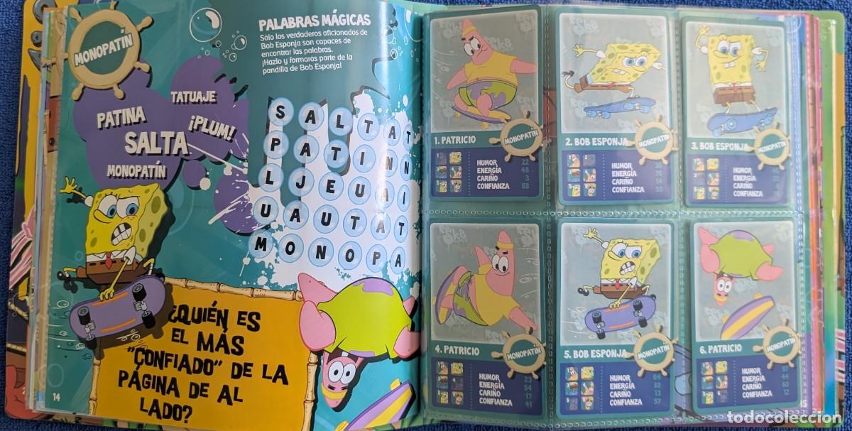 Trading cards: Bob Esponja - El Corte Ingles (2010) &iexcl;Completo e impecable! - Foto 8
