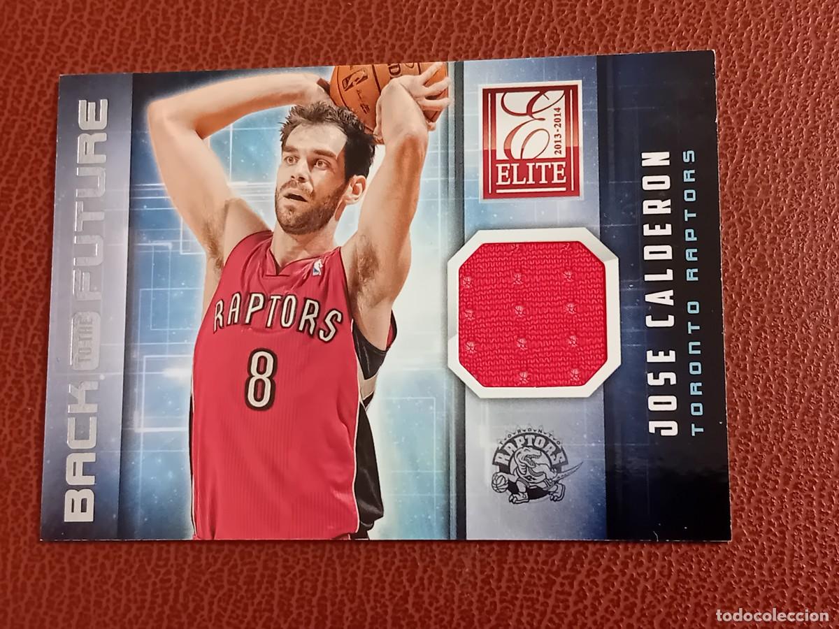 Trading Cards: Memorabilia Card 20 Game Worn Jose Manuel Calder&oacute;n Toronto Raptors Elite 2013-14