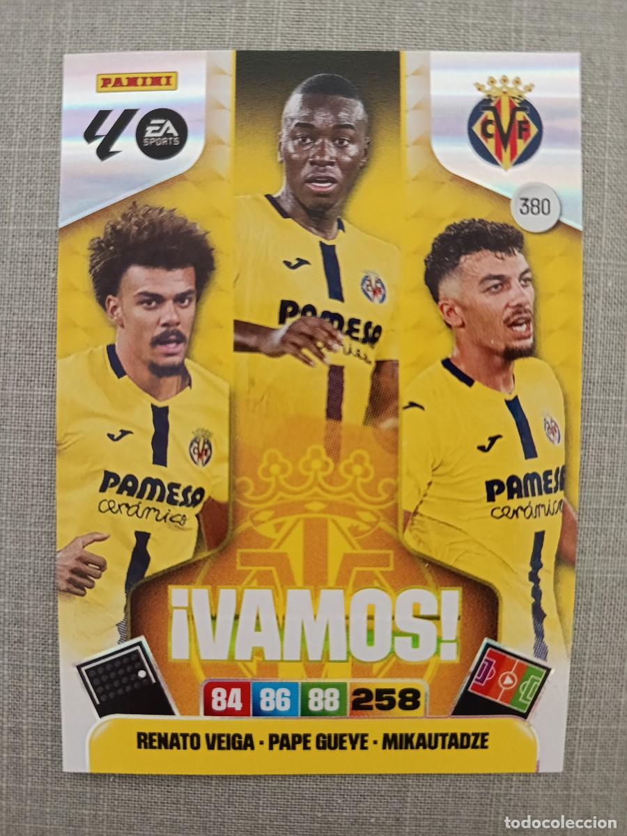 Trading Cards: ADRENALYN XL 2025/26. #380 &iexcl;VAMOS! VILLARREAL CF.