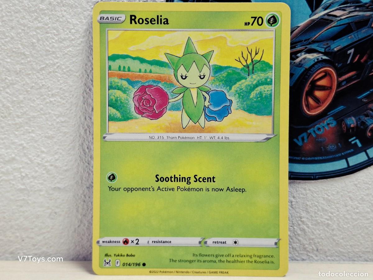 Trading Cards: Carta Roselia 014 Pokemon Lost Origin EN