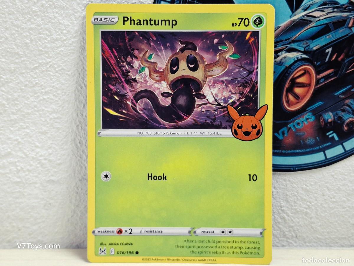 Trading Cards: Carta Phantump 016 Pokemon Lost Origin EN Trick Or Trade