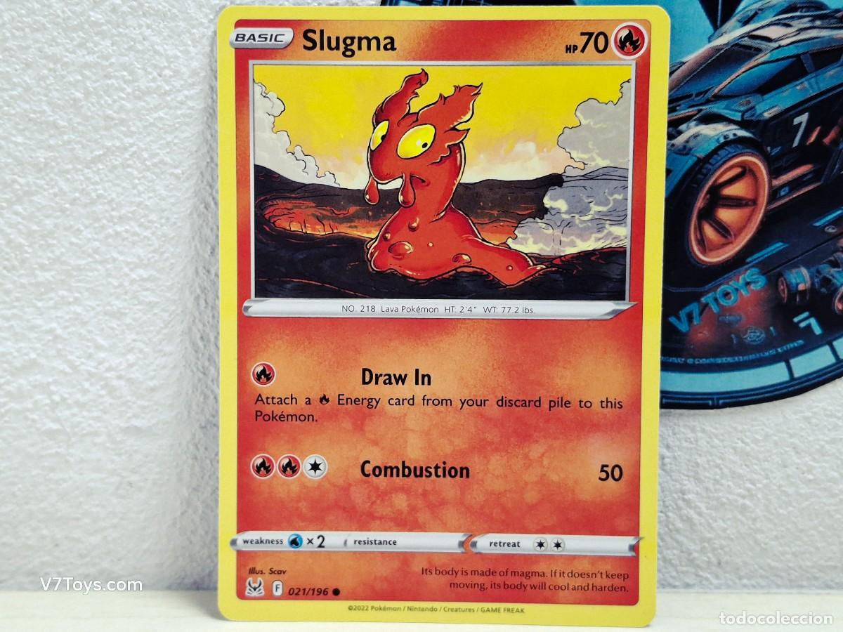 Trading Cards: Carta Slugma 021 Pokemon Lost Origin EN