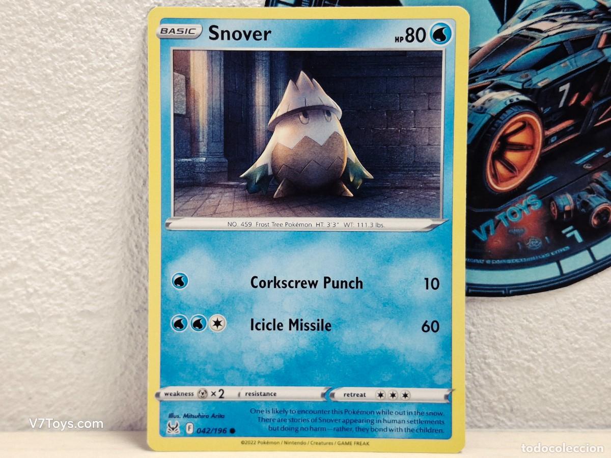 Trading Cards: Carta Snover 042 Pokemon Lost Origin EN