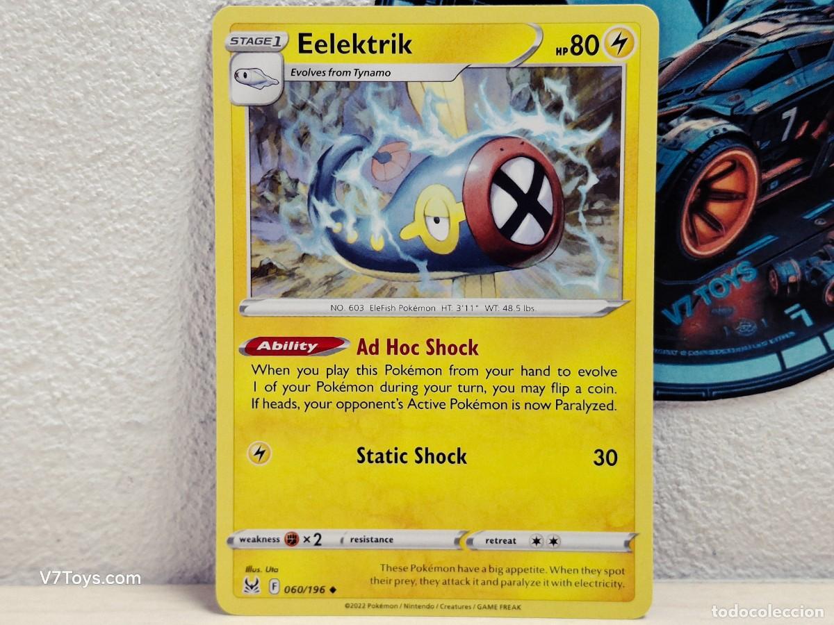 Trading Cards: Carta Eelektrik 060 Pokemon Lost Origin EN