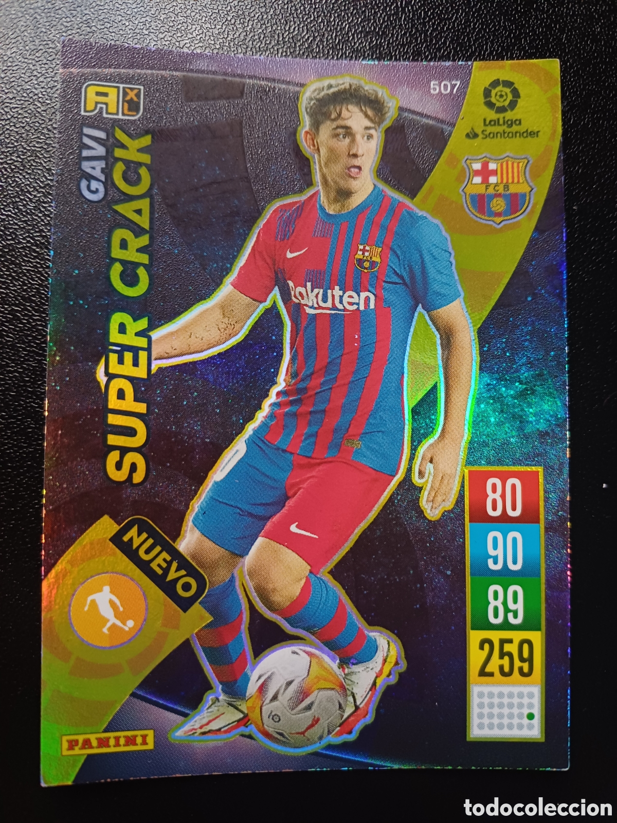Cartas Colecion&aacute;veis: #507 GAVI FC BARCELONA NUEVO SUPER CRACK PANINI ADRENALYN XL 2021-22