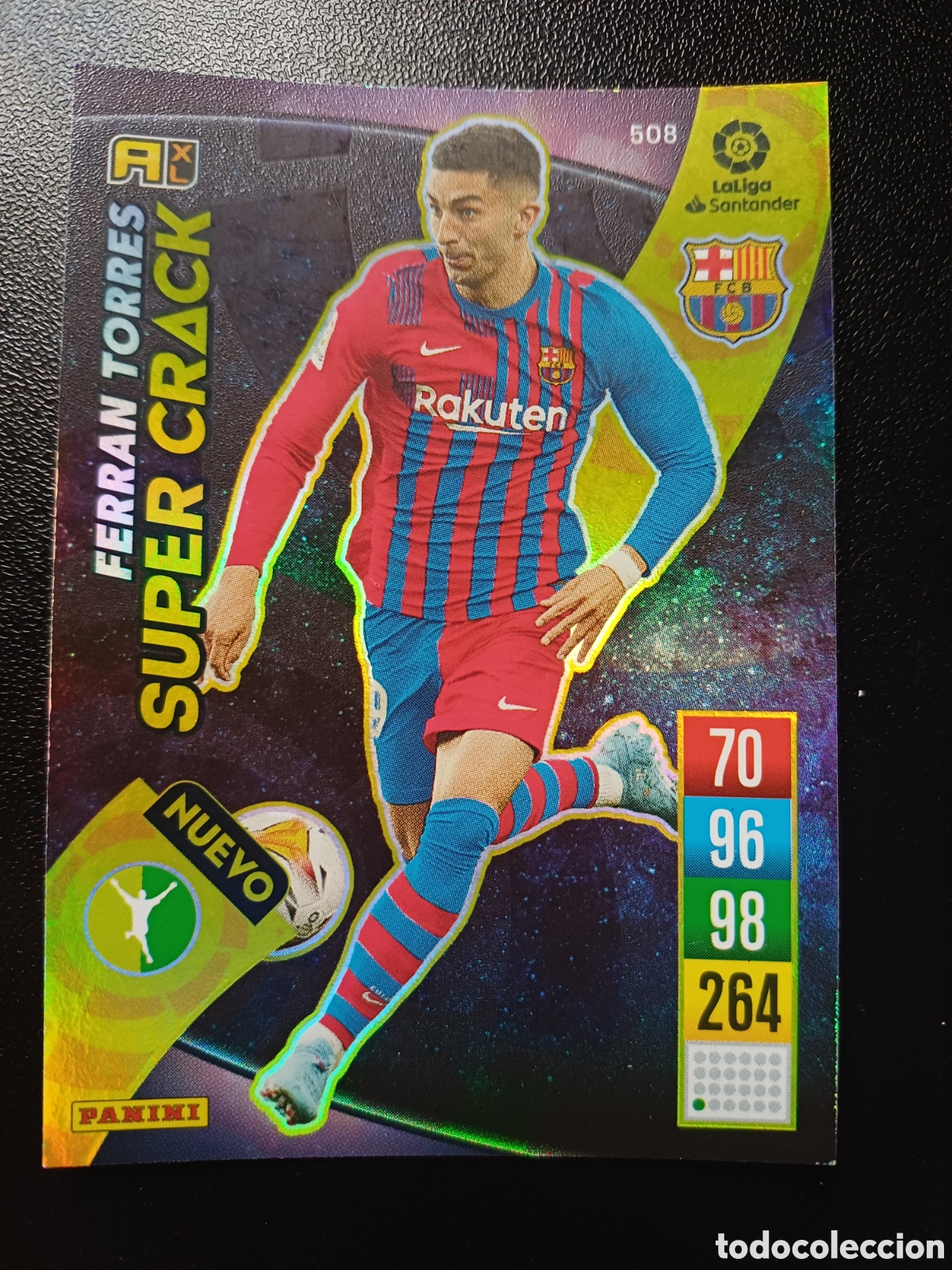 Cartes &agrave; &Eacute;changer: #508 FERRAN TORRES FC BARCELONA NUEVO SUPER CRACK PANINI ADRENALYN XL 2021-22