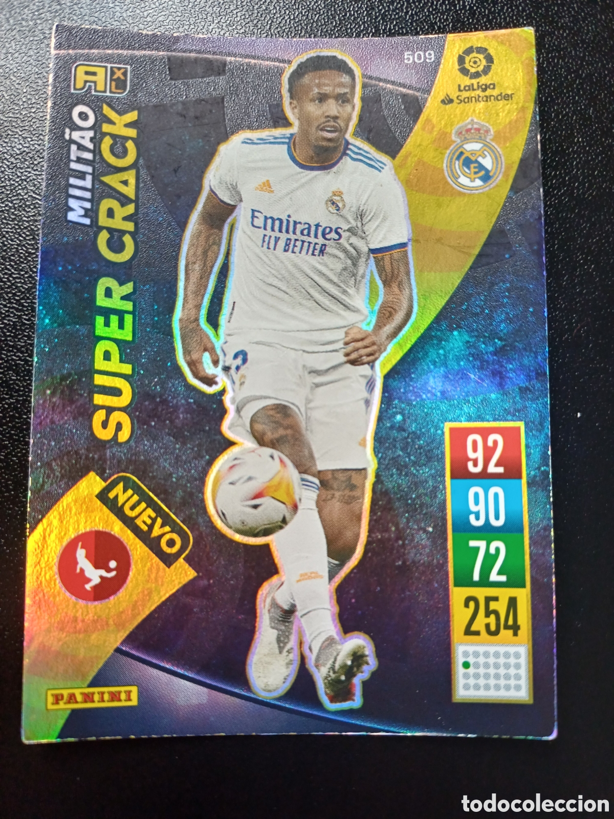 Trading Cards: #509 MILITAO REAL MADRID NUEVO SUPER CRACK PANINI ADRENALYN XL 2021-22