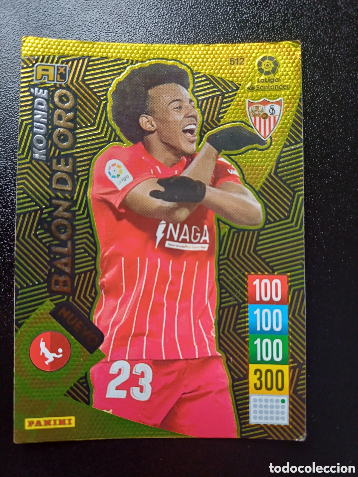 Cartes &agrave; &Eacute;changer: #512 KOUNDE SEVILLA CF NUEVO BALON DE ORO PANINI ADRENALYN XL 2021-22