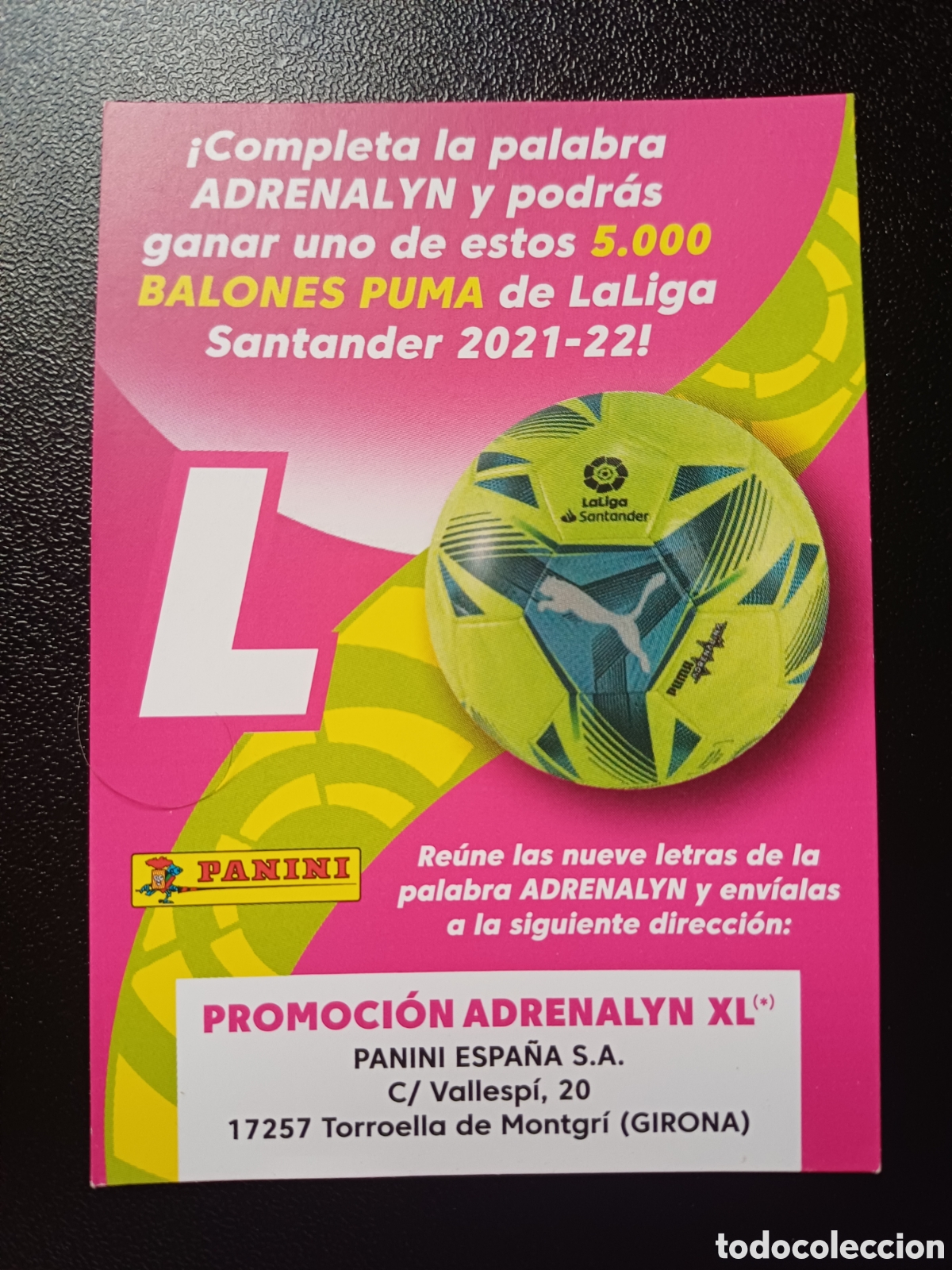 Figurine Collezionabili: LETRA L PANINI ADRENALYN XL 2021-22