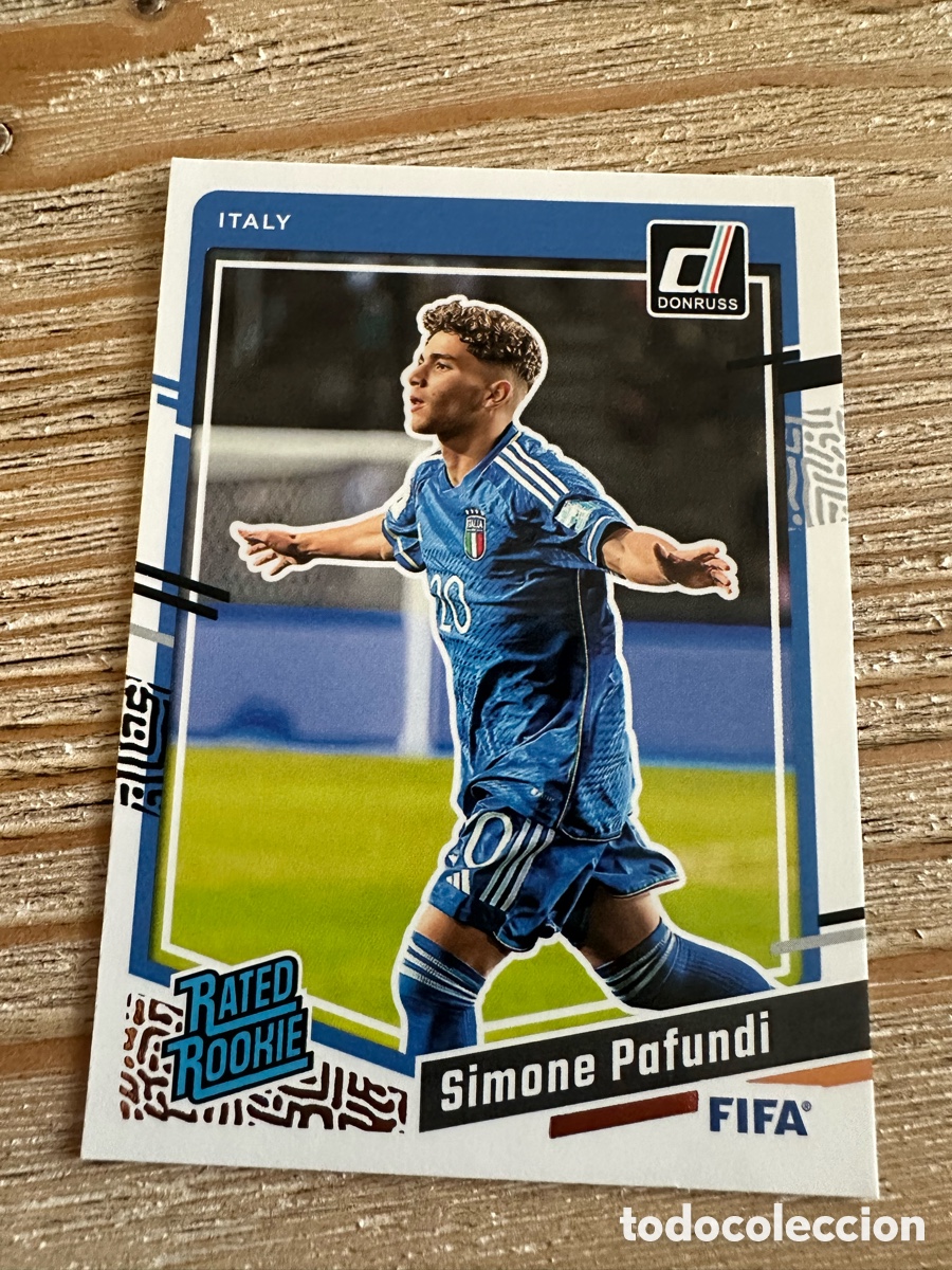 Trading Cards: SIMONE PAFUNDI ITALIA RATED ROOKIE 198 DONRUSS SOCCER PANINI 2023-24 23 24