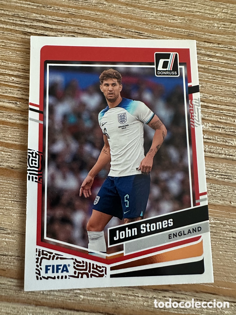 Trading Cards: JOHN STONES INGLATERRA 11 DONRUSS SOCCER PANINI 2023-24 23 24